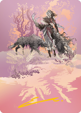 Arlinn, the Pack's Hope 2 Art Card (Gold-Stamped Signature) [Innistrad: Midnight Hunt Art Series] | Impulse Games and Hobbies