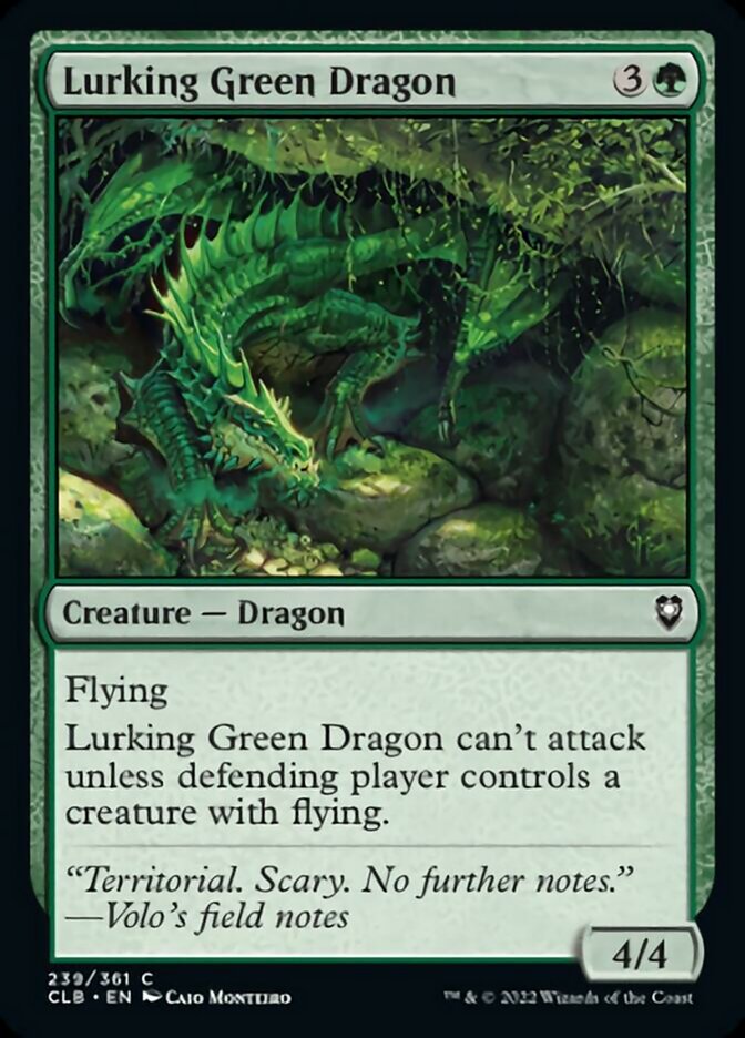 Lurking Green Dragon [Commander Legends: Battle for Baldur's Gate] | Impulse Games and Hobbies