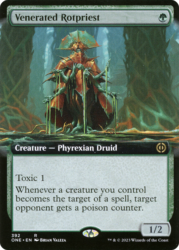 Venerated Rotpriest (Extended Art) [Phyrexia: All Will Be One] | Impulse Games and Hobbies