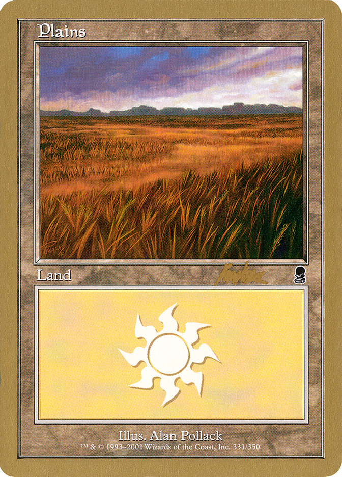 Plains (bk331a) (Brian Kibler) [World Championship Decks 2002] | Impulse Games and Hobbies