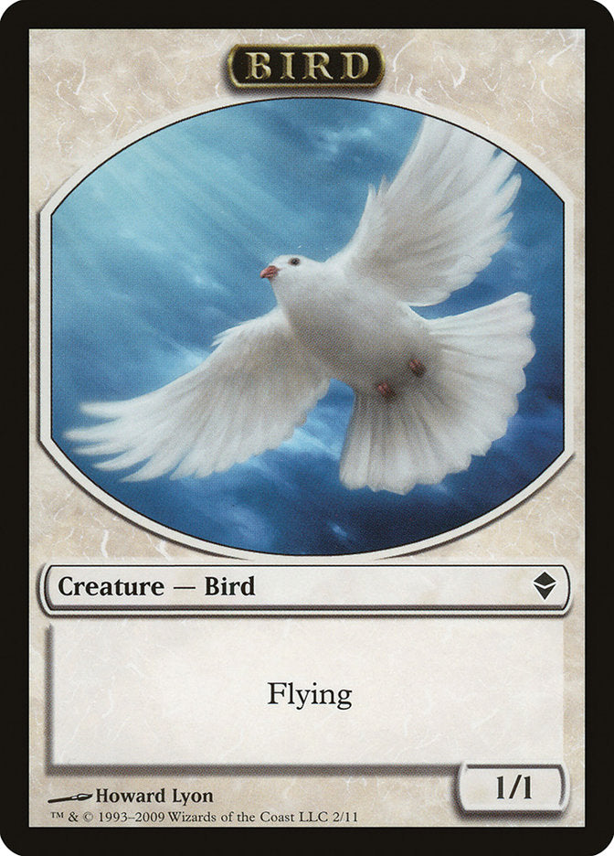 Bird Token [Zendikar Tokens] | Impulse Games and Hobbies