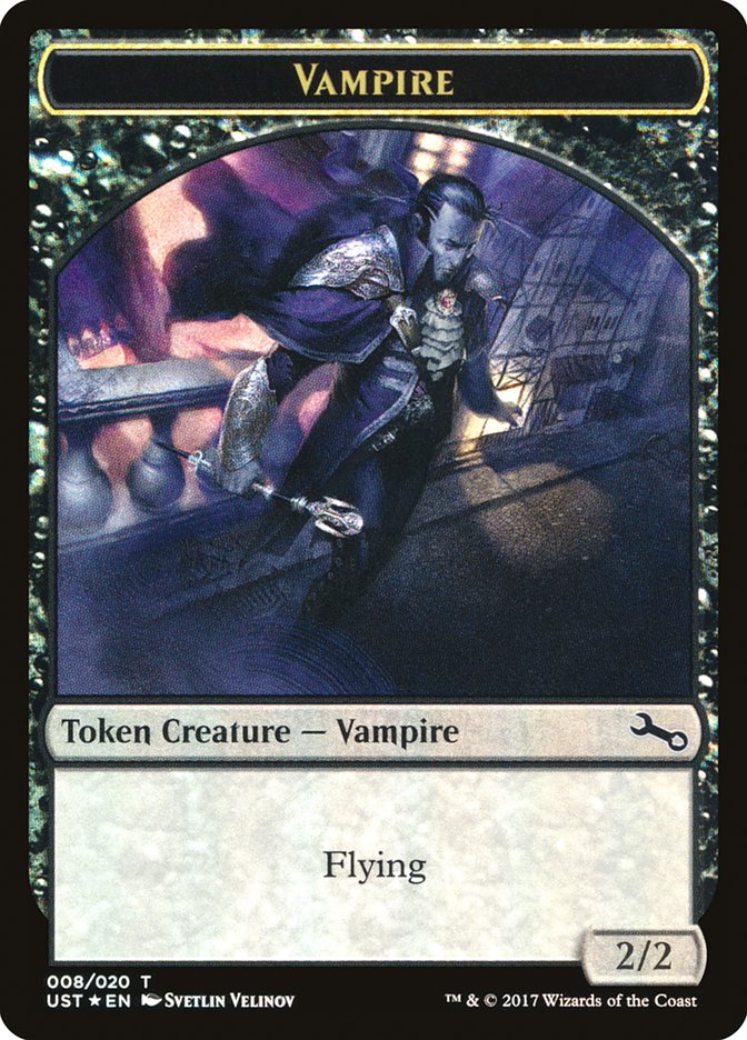 Vampire // Vampire Double-Sided Token [Unstable Tokens] | Impulse Games and Hobbies