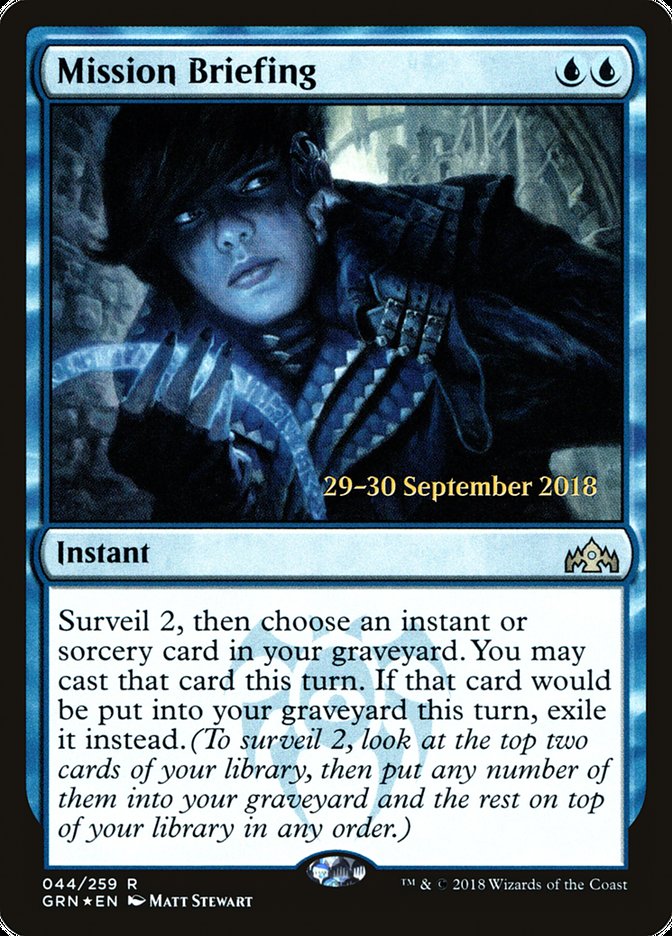 Mission Briefing [Guilds of Ravnica Prerelease Promos] | Impulse Games and Hobbies