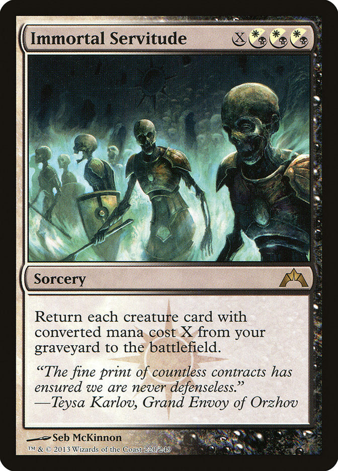 Immortal Servitude [Gatecrash] | Impulse Games and Hobbies