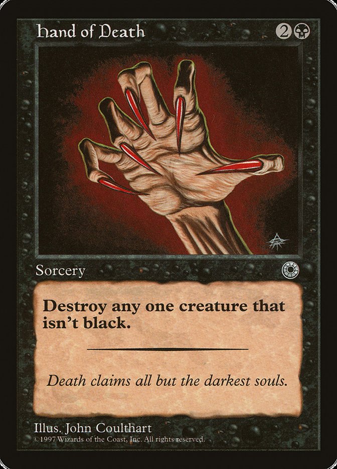 Hand of Death (Without Creature Color Explanation) [Portal] | Impulse Games and Hobbies