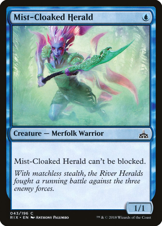 Mist-Cloaked Herald [Rivals of Ixalan] | Impulse Games and Hobbies
