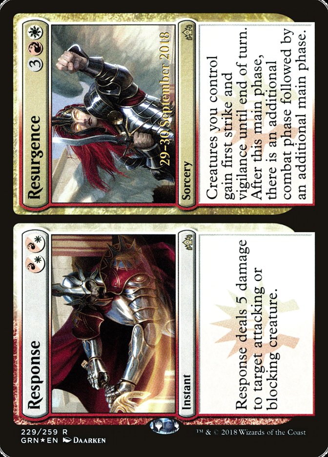 Response // Resurgence [Guilds of Ravnica Prerelease Promos] | Impulse Games and Hobbies