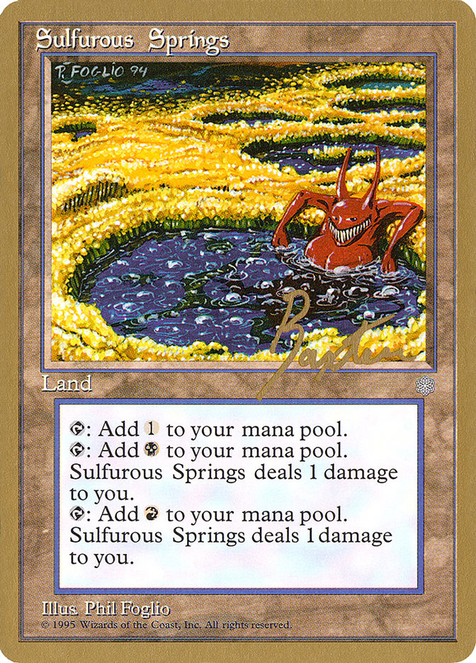 Sulfurous Springs (George Baxter) [Pro Tour Collector Set] | Impulse Games and Hobbies