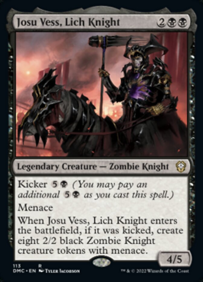 Josu Vess, Lich Knight [Dominaria United Commander] | Impulse Games and Hobbies