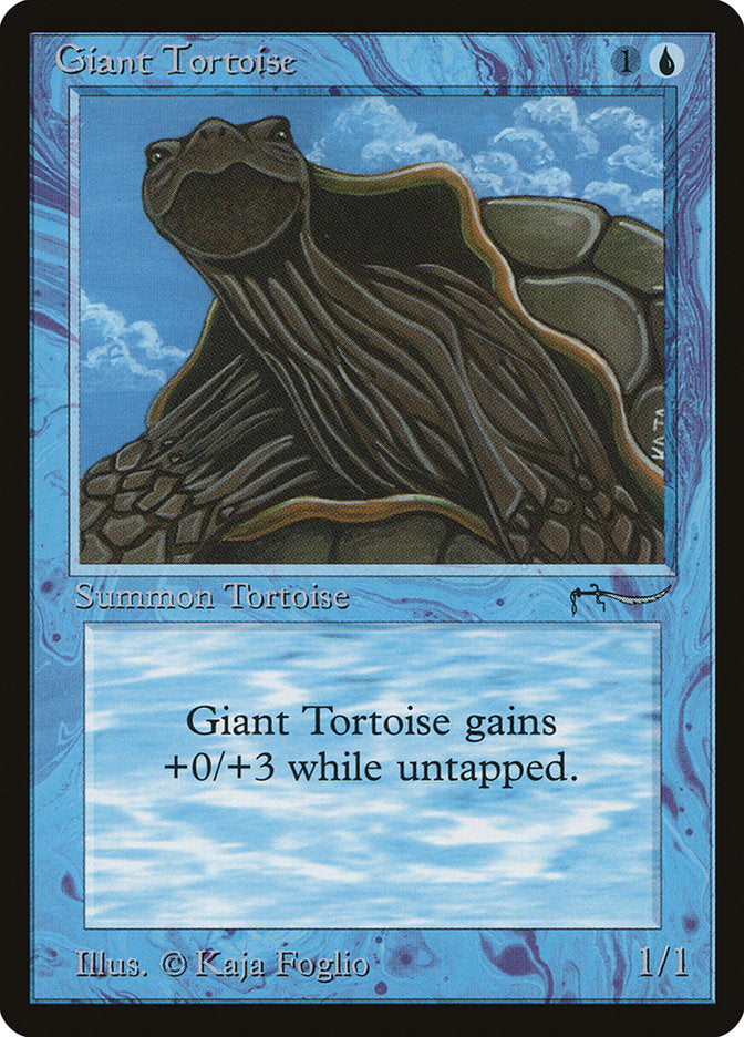 Giant Tortoise (Dark Mana Cost) [Arabian Nights] | Impulse Games and Hobbies