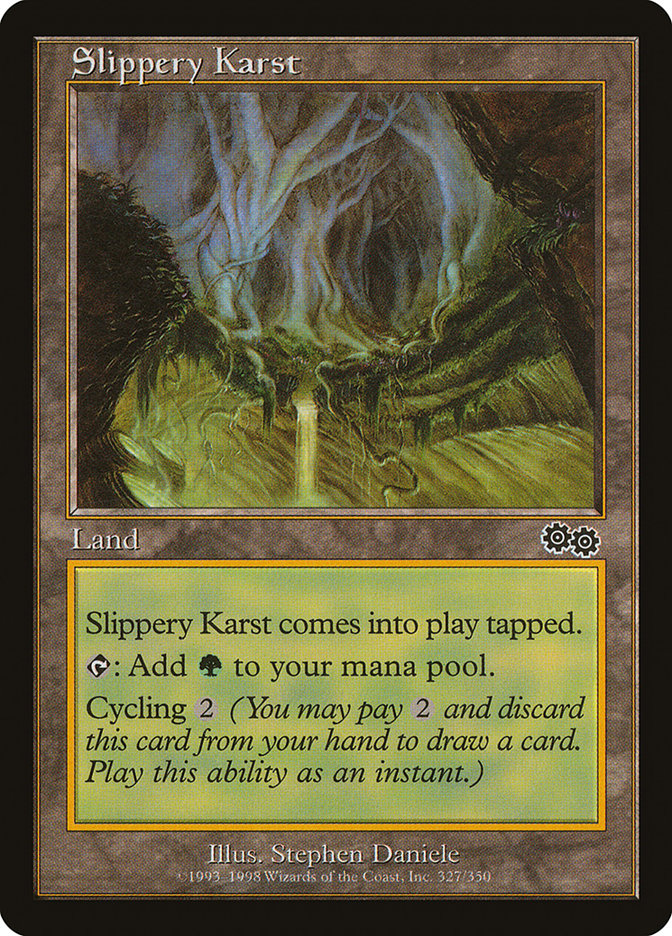 Slippery Karst [Urza's Saga] | Impulse Games and Hobbies