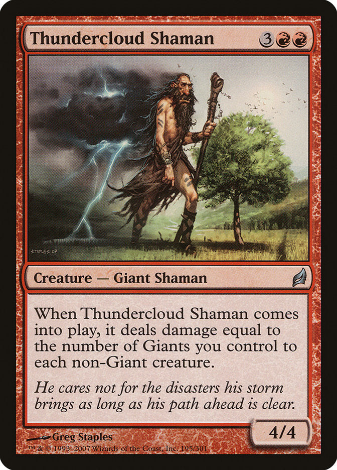 Thundercloud Shaman [Lorwyn] | Impulse Games and Hobbies