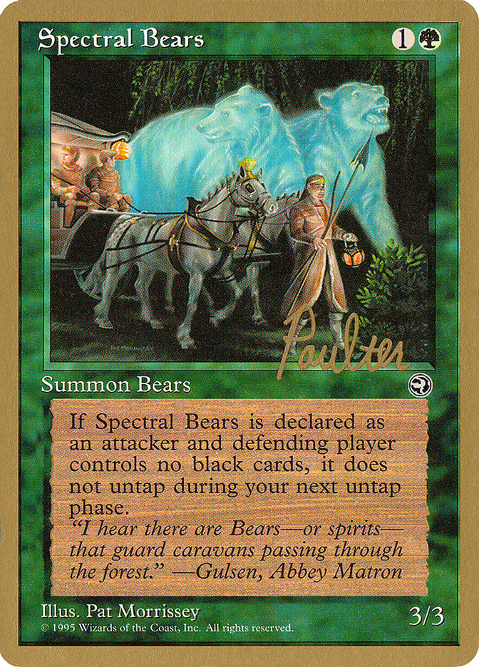 Spectral Bears (Preston Poulter) [Pro Tour Collector Set] | Impulse Games and Hobbies