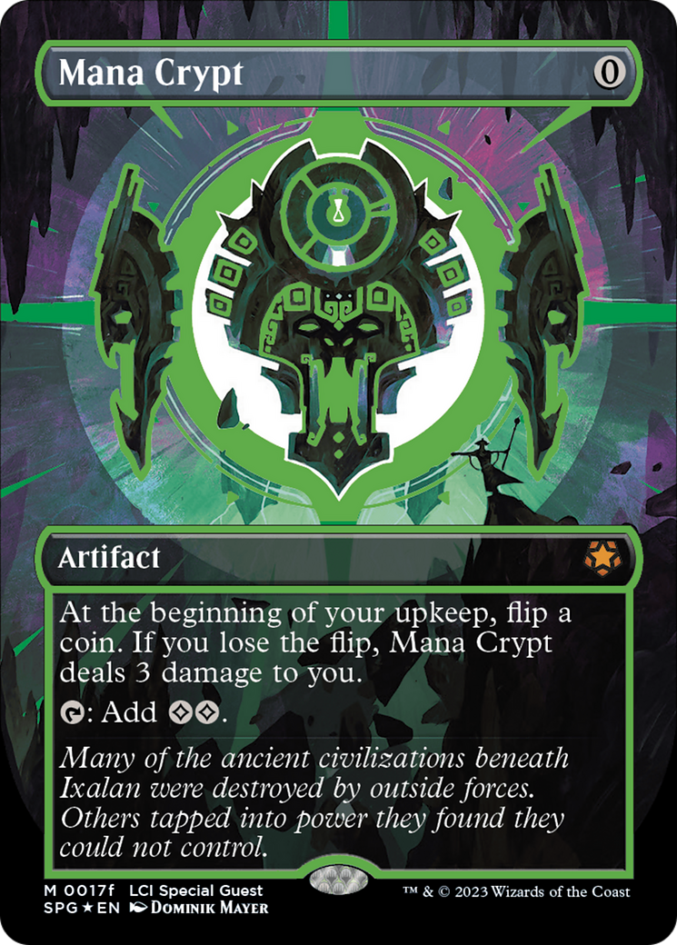 Mana Crypt (0017f) (Borderless) [The Lost Caverns of Ixalan Special Guests] | Impulse Games and Hobbies