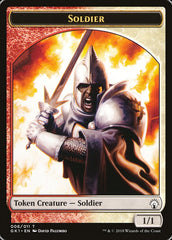 Soldier // Soldier Double-Sided Token [Guilds of Ravnica Guild Kit Tokens] | Impulse Games and Hobbies