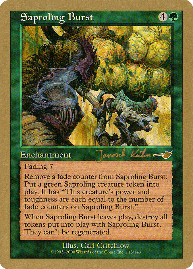 Saproling Burst (Janosch Kuhn) [World Championship Decks 2000] | Impulse Games and Hobbies