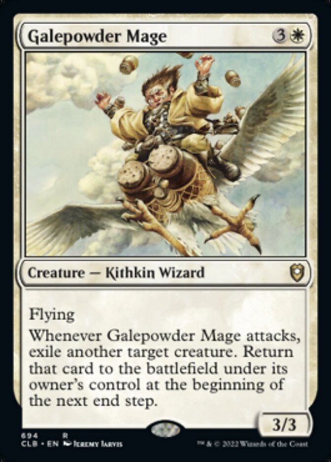 Galepowder Mage [Commander Legends: Battle for Baldur's Gate] | Impulse Games and Hobbies