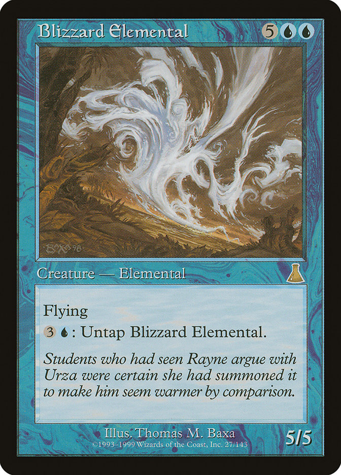 Blizzard Elemental [Urza's Destiny] | Impulse Games and Hobbies