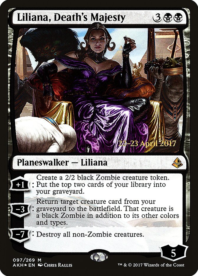 Liliana, Death's Majesty [Amonkhet Prerelease Promos] | Impulse Games and Hobbies