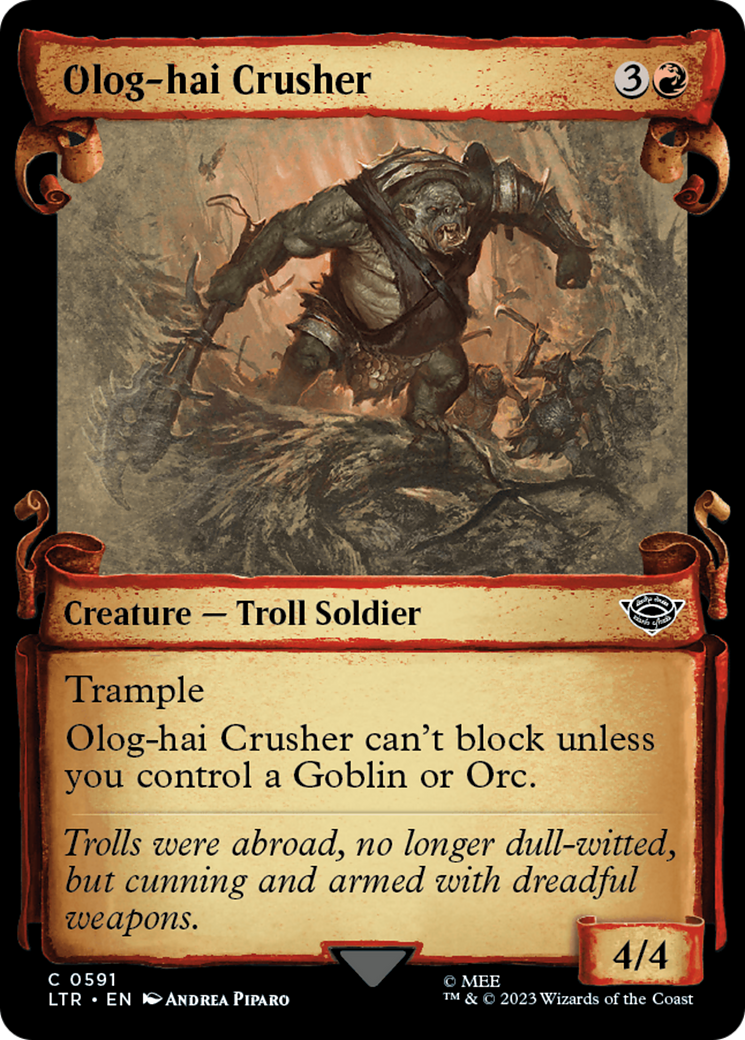 Olog-Hai Crusher [The Lord of the Rings: Tales of Middle-Earth Showcase Scrolls] | Impulse Games and Hobbies