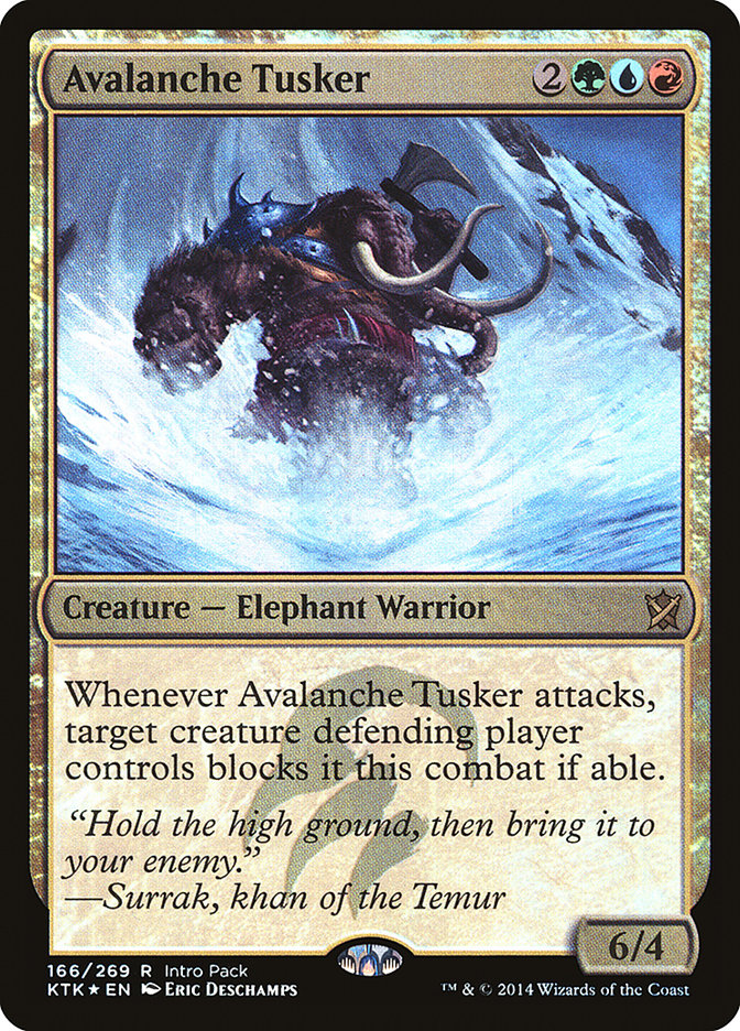 Avalanche Tusker (Intro Pack) [Khans of Tarkir Promos] | Impulse Games and Hobbies