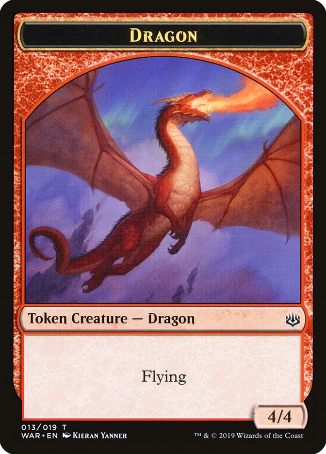 Dragon Token [War of the Spark Tokens] | Impulse Games and Hobbies