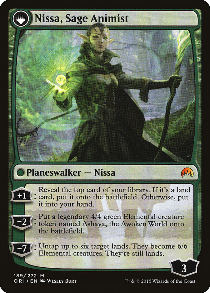 Nissa, Vastwood Seer // Nissa, Sage Animist [Magic Origins] | Impulse Games and Hobbies