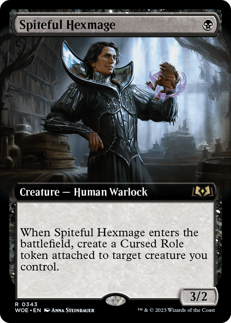 Spiteful Hexmage (Extended Art) [Wilds of Eldraine] | Impulse Games and Hobbies