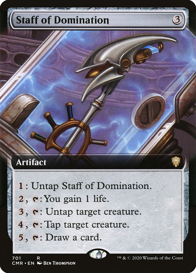 Staff of Domination (Extended Art) [Commander Legends] | Impulse Games and Hobbies