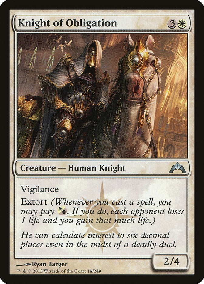 Knight of Obligation [Gatecrash] | Impulse Games and Hobbies