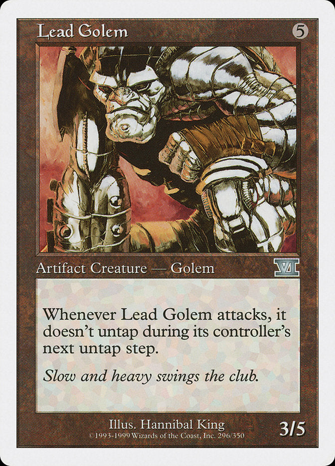 Lead Golem [Classic Sixth Edition] | Impulse Games and Hobbies