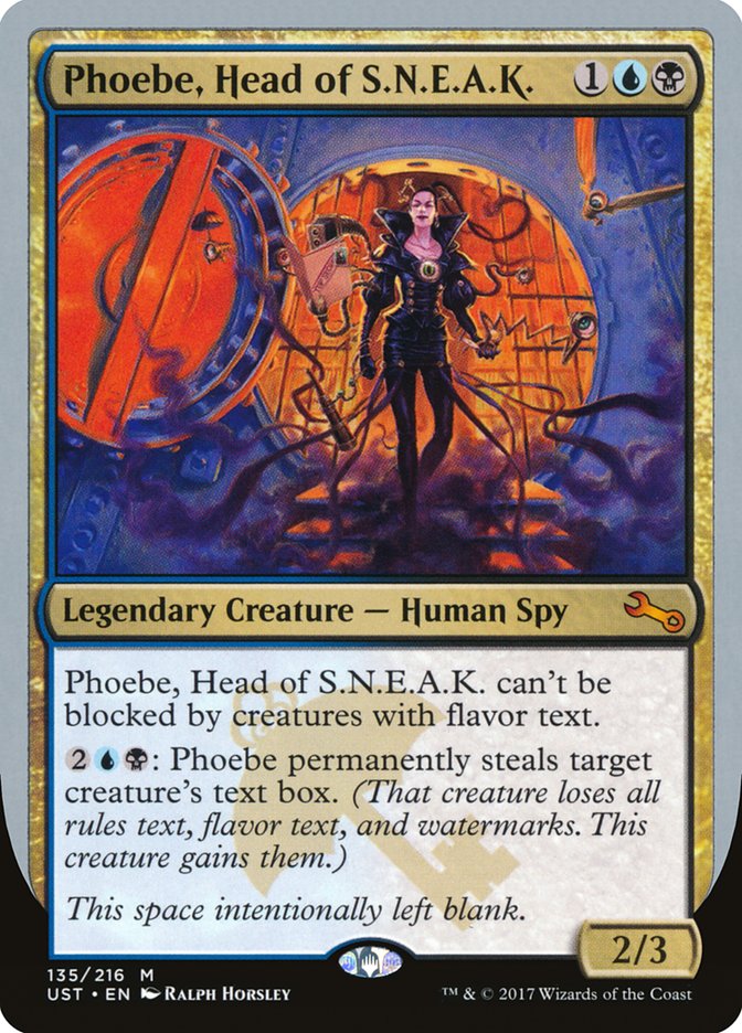 Phoebe, Head of S.N.E.A.K. [Unstable] | Impulse Games and Hobbies