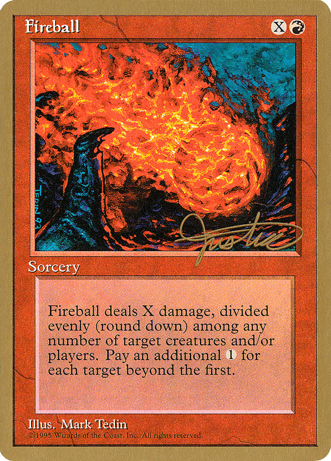 Fireball (Mark Justice) [Pro Tour Collector Set] | Impulse Games and Hobbies