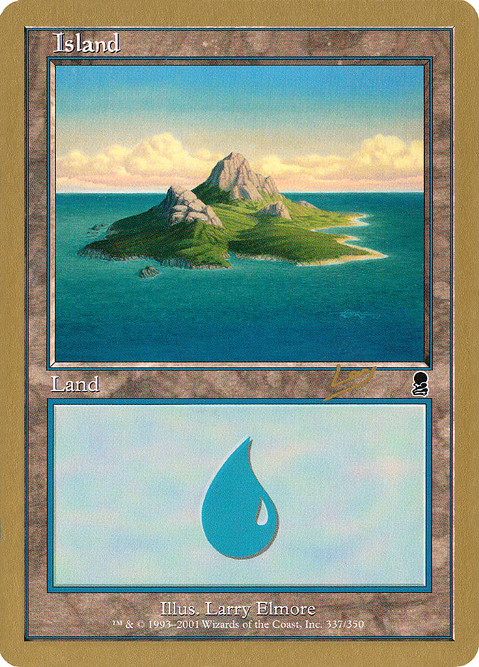 Island (rl337) (Raphael Levy) [World Championship Decks 2002] | Impulse Games and Hobbies