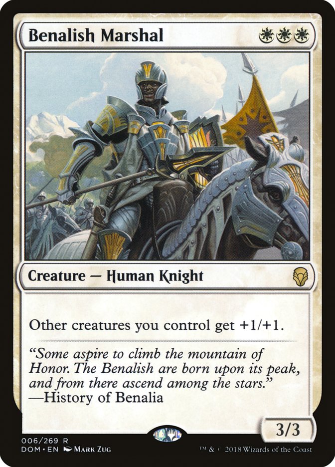 Benalish Marshal [Dominaria] | Impulse Games and Hobbies