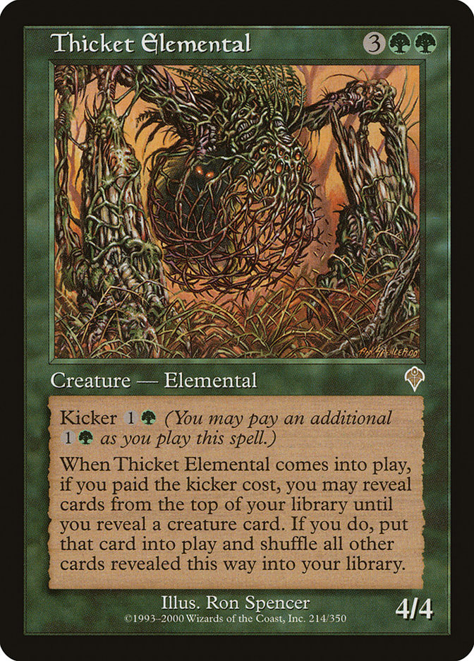 Thicket Elemental [Invasion] | Impulse Games and Hobbies