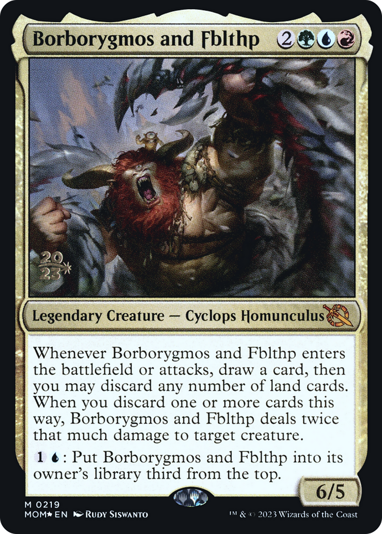 Borborygmos and Fblthp [March of the Machine Prerelease Promos] | Impulse Games and Hobbies
