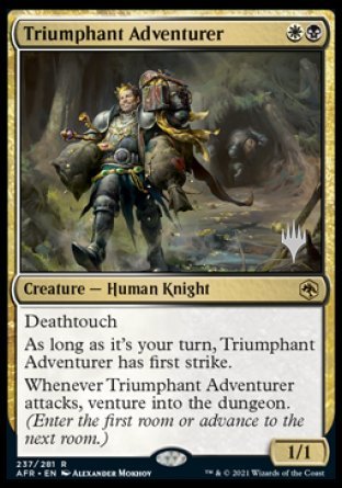 Triumphant Adventurer (Promo Pack) [Dungeons & Dragons: Adventures in the Forgotten Realms Promos] | Impulse Games and Hobbies