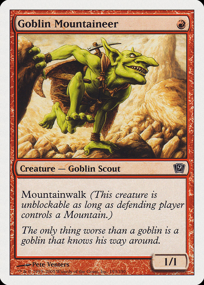 Goblin Mountaineer [Ninth Edition] | Impulse Games and Hobbies