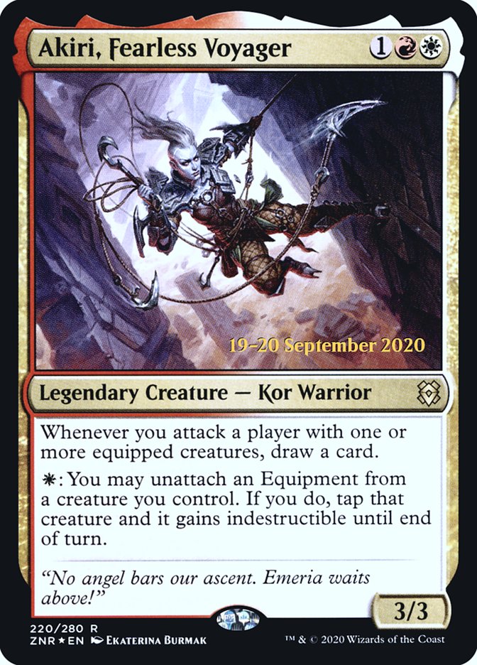 Akiri, Fearless Voyager  [Zendikar Rising Prerelease Promos] | Impulse Games and Hobbies