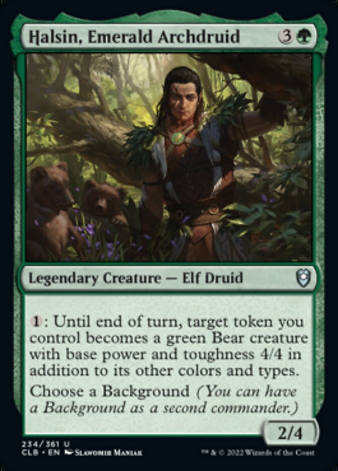 Halsin, Emerald Archdruid [Commander Legends: Battle for Baldur's Gate] | Impulse Games and Hobbies
