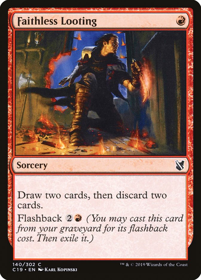 Faithless Looting [Commander 2019] | Impulse Games and Hobbies