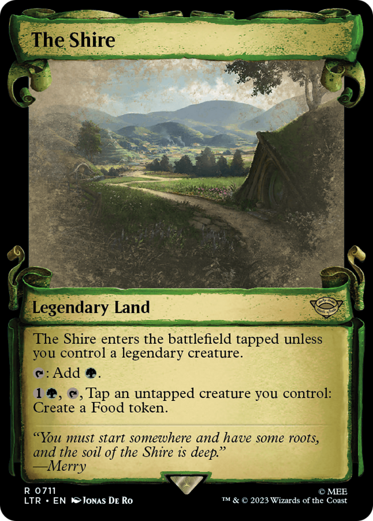 The Shire [The Lord of the Rings: Tales of Middle-Earth Showcase Scrolls] | Impulse Games and Hobbies