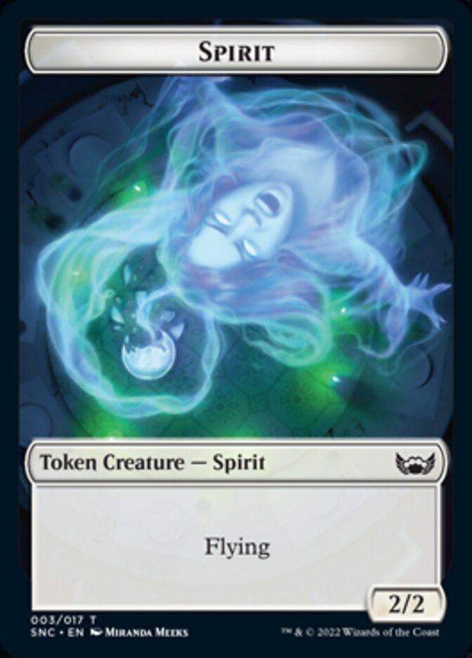 Spirit Token [Streets of New Capenna Tokens] | Impulse Games and Hobbies