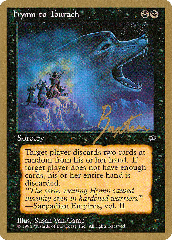 Hymn to Tourach (Wolf) (George Baxter) [Pro Tour Collector Set] | Impulse Games and Hobbies