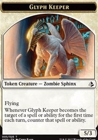 Glyph Keeper // Warrior Token [Amonkhet Tokens] | Impulse Games and Hobbies