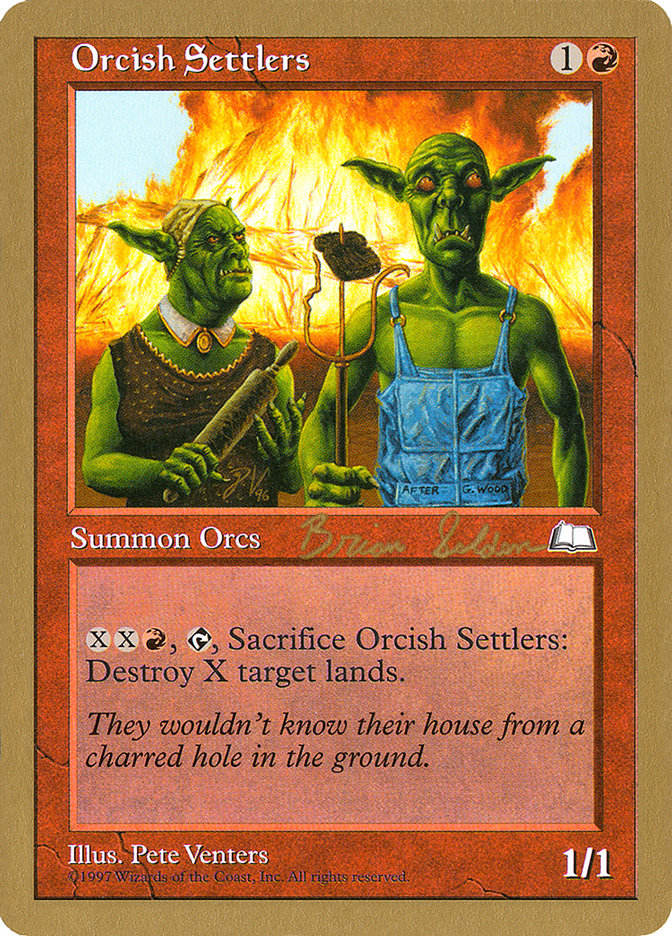 Orcish Settlers (Brian Selden) [World Championship Decks 1998] | Impulse Games and Hobbies