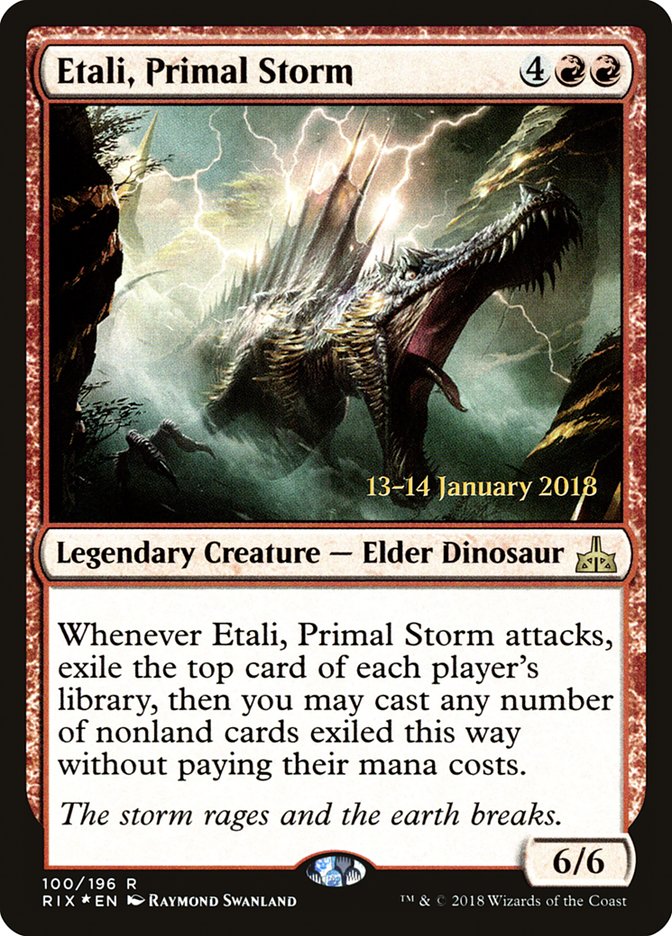 Etali, Primal Storm [Rivals of Ixalan Prerelease Promos] | Impulse Games and Hobbies