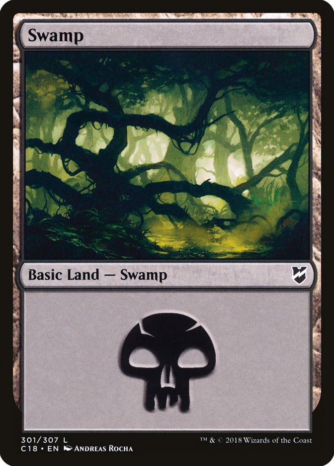 Swamp (301) [Commander 2018] | Impulse Games and Hobbies