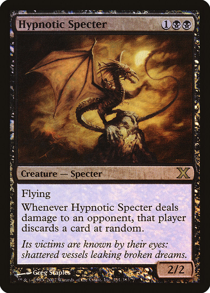 Hypnotic Specter (Premium Foil) [Tenth Edition] | Impulse Games and Hobbies